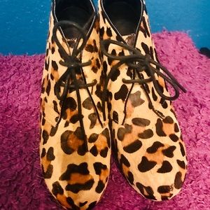 Steve Madden leopard bootie